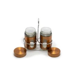 Copper Salt And Pepper Shaker Set