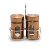 Copper Salt And Pepper Shaker Set