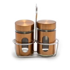 Copper Salt And Pepper Shaker Set