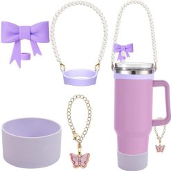 Stanley Tumbler Accessories Set 4 Pieces for 40oz - 30oz Quencher Tumblers 6 Stanley Tumbler Accessories Set 4 Pieces for 40oz - 30oz Quencher Tumblers