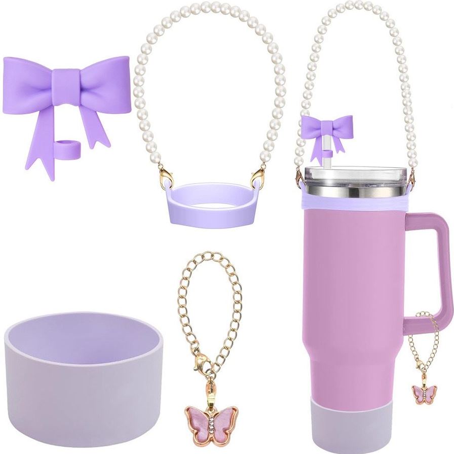 Stanley Tumbler Accessories Set 4 Pieces for 40oz - 30oz Quencher Tumblers 3 Stanley Tumbler Accessories Set 4 Pieces for 40oz - 30oz Quencher Tumblers