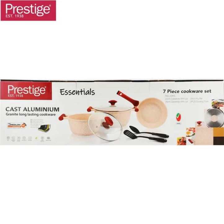 Prestige Essentials 7 Pcs Set Pink – 80961 2 Prestige Essentials 7 Pcs Set Pink – 80961