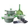 Prestige Essential Granite Cookware Set of 12 Pcs Green – 80963 6 Prestige Essential Granite Cookware Set of 12 Pcs Green – 80963