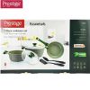 Prestige Essentials Granite Non-Stick Cast Aluminium Cookware sets Induction Base 7 Piece Green – 80960 7 Prestige Essentials Granite Non-Stick Cast Aluminium Cookware sets Induction Base 7 Piece Green – 80960