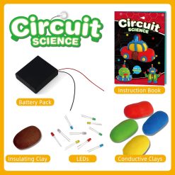 Electric Circuit for Kids 8 to12 yrs Beginner Circuit Science Kit w/Conductive & Insulating Dough 11 Electric Circuit for Kids 8 to12 yrs Beginner Circuit Science Kit w/Conductive & Insulating Dough