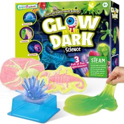 What this product can offer you is that it contributes to developing children’s intellectual ability, innovative thinking, hands-on ability and helps children develop their interest in science because this model is an educational DIY toy. One of the advantages of this product is that it can stimulate children’s interest in learning and curiosity through DIY small production, and let children understand abstract knowledge through disassembly and assembly. It can cultivate children’s thinking ability and hobbies, which show its multifunctional. Made of plastic and powder material, it is eco-friendly and safe. Children will have a crush on this product owing to its bright color and unique appearance features. Suitable for school, home, teaching accessories. Item Name: Glowing Slime Material: Plastic,Powder Suitable Age: Over 8 Years Old Features: Safe, Reliable, Creative Size Details: Packaging Size: 26cm x 6.5cm x 21cm/10.24″ x 2.56″ x 8.27″ (Approx.) Notes: Due to the light and screen setting difference, the item’s color may be slightly different from the pictures. Please allow slight dimension difference due to different manual measurement. Playing Method: Luminous Crystal Production: 1. Pour the crystal powder into the container and add 150ml of 100 degree celsius hot water and stir until it is completely dissolved; 2. When the water temperature drops to 37 degrees, pour it into the growth container and put the particle crystals; 3. Wait 4-7 days; 4. Take out the crystal, air dry for two hours, irradiate it with a UV light pen to make the crystal glow in the dark. Slime Making Production: 1. Pour water and slime powder into the container at the ratio of 8/1, remember to put the powder first; 2. Stir evenly with a stirring stick for 20 minutes; 3. Add eye decorations according to your own preferences; 4. Use UV light pen to make the slime glow in the dark. Luminous Animals Production: 1. Pour water and gypsum powder into a mixing bowl at a ratio of 4/5, and stir for two minutes; 2. Pour the gypsum liquid into the mold, let it stand for 30 minutes and then release the mold; 3. Apply luminous paint according to your preference; 4. Irradiate with UV light pen to make small animals glow in the dark. Package Includes: 1 x Crystal Particle 1 x Crystal Powder 1 x Growth Container 1 x Luminous Slime Powder 1 x Luminous Pigment Strip (Including 1 x Pen) 1 x Decorative Eye 1 x Gypsum Powder 2 x Animal Models 1 x Bowl 3 x Stirring Sticks 1 x UV Pen 1 x Cup Glow In The Dark Plastic Luminous Crystal Experiment Glow In The Dark Plastic Luminous Crystal Experiment Glow In The Dark Plastic Luminous Crystal Experiment Glow In The Dark Plastic Luminous Crystal Experiment Glow In The Dark Plastic Luminous Crystal Experiment Glow In The Dark Plastic Luminous Crystal Experiment Glow In The Dark Plastic Luminous Crystal Experiment Glow In The Dark Plastic Luminous Crystal Experiment Glow In The Dark Plastic Luminous Crystal Experiment Glow In The Dark Plastic Luminous Crystal Experiment