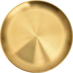 Gold Plate Round Stainless Steel Size 50cm 7 Gold Plate Round Stainless Steel Size 50cm