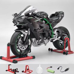 Kawasaki Ninja 500 H2R Die Cast Spray 1:6 Racing Motorcycle with Light Sound