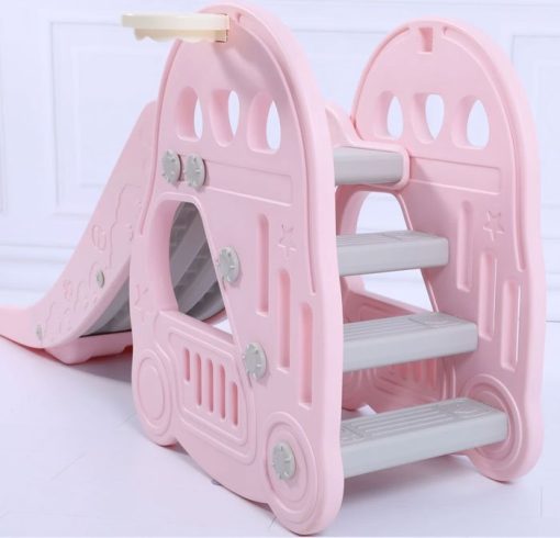 Kids Slide Basketball Hoop Indoor Play Slide LHT21 - Image 2