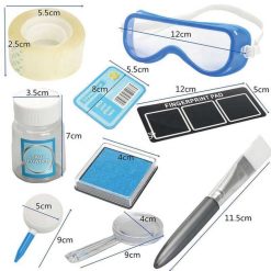 Kids Spy Kit Detective Fingerprint Toys Gifts for Boy Girl Science Experiments Kit with Glasses