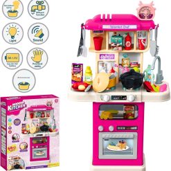 Kitchen with Light and Sound Plastic Material