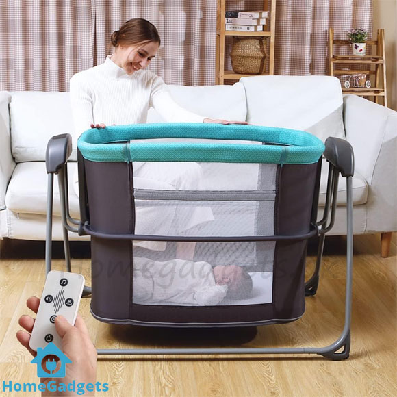 Mastela Electric Swing 4 in 1 Bassinet Cradle 1 Mastela Electric Swing 4 in 1 Bassinet Cradle