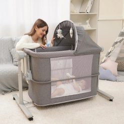 Multi-functional Bassinet Use Automatic Cradle Baby Rocker Bed Electric