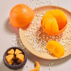 Orange Shape Funny Puzzle Stress Relief Funny Puzzle Educational Toy Toddler Smooth Jigsaw for Learning