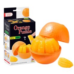 Orange Shape Funny Puzzle Stress Relief Funny Puzzle Educational Toy Toddler Smooth Jigsaw for Learning