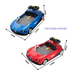 Simulated Driving Race Car Game Musical Steering Wheel Toy for Kids