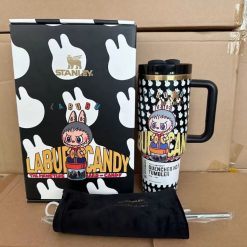Stanley X Labubu Quencher Tumbler 40oz with Labubu Doll
