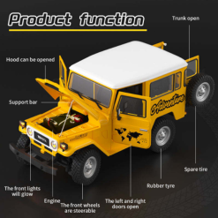 Toyota Land Cruiser FJ40 4 x 4 116 Scale Off-Road Legend Remote Control Car