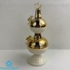 2 Tier Elegant Decorative Candy Jar White Golden 2 2 Tier Elegant Decorative Candy Jar White Golden