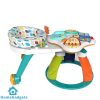 2in1 Walk Around Activity Centre and Play Table Tropic Cool Walker with Music Lights and Interactive Toys Removable Seat