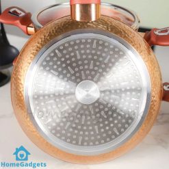 BAROLY Copper Effect Granite Cookware Set 23Pcs