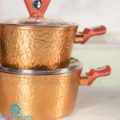 BAROLY Copper Effect Granite Cookware Set 23Pcs
