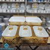 BRILLIANT 5 Portion Buffet Dish with Golden Stand
