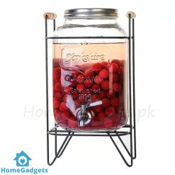 Beverage Bucket with Fauct Glass Juice Dispenser Beverage Dispenser 8Liter