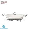 Brilliant Oval Casserole Serving Dish Buffet Food Warmer 16 Inch
