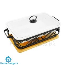 Brilliant Rectangular Buffet Food Warmer Dish 15 Inch