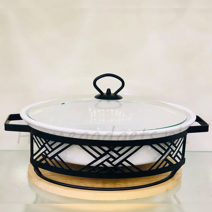 Brilliant Round Buffet Food Warmer Dish 10Inch