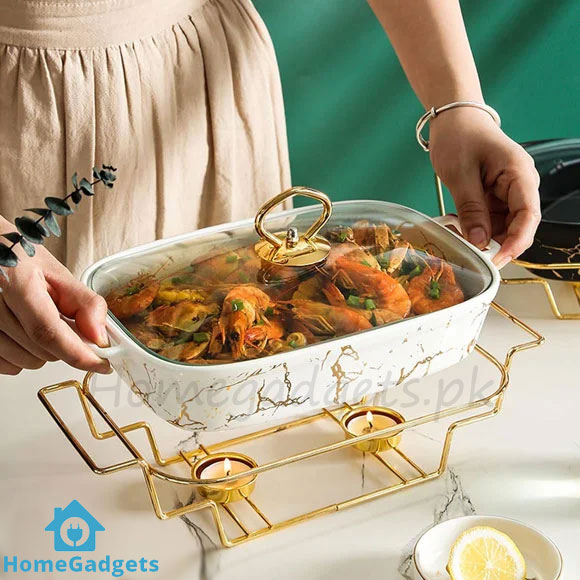 Ceramic Chafing Dish Buffet Set Buffet Warmer 8 Ceramic Chafing Dish Buffet Set Buffet Warmer