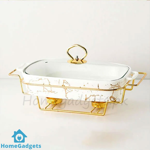 Ceramic Chafing Dish Buffet Set Buffet Warmer 2 Ceramic Chafing Dish Buffet Set Buffet Warmer