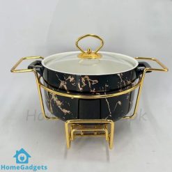 Ceramic Chafing Dish Set Buffet Warmer