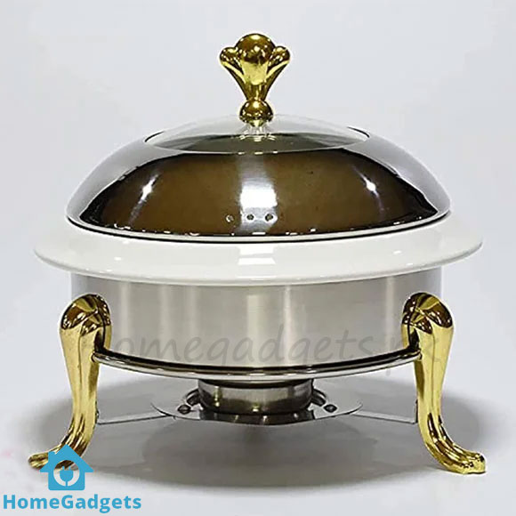Chafing Dish Ceramic Buffet Set Gold 24CM 1 Chafing Dish Ceramic Buffet Set Gold 26CM
