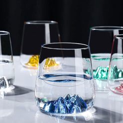 Creative Colorfull Mountain Glass Set of 6 5 Creative Colorfull Mountain Glass Set of 6