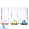 Creative Colorfull Mountain Glass Set of 6 6 Creative Colorfull Mountain Glass Set of 6
