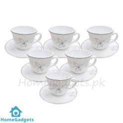 Daily Use Cup Saucer Set 6 Pcs 190ML
