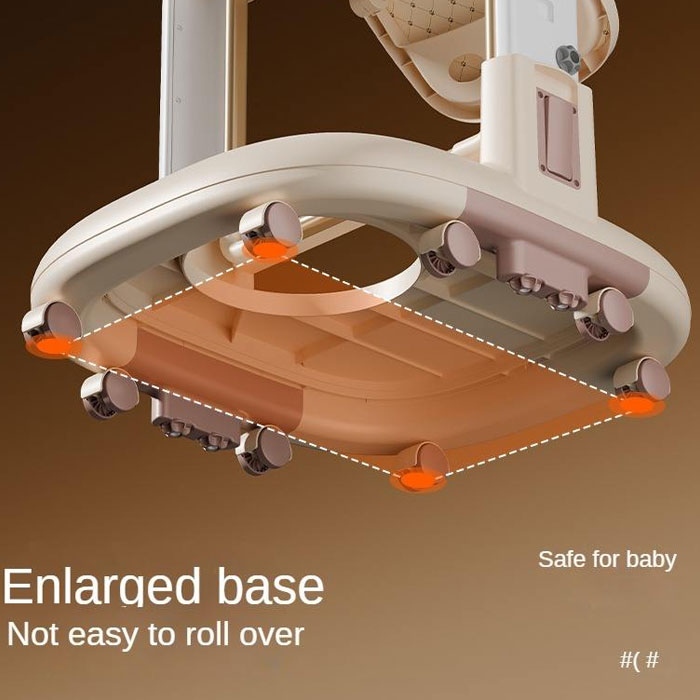 Kidilo 3in1 Foldable High Chair Baby Walker Feeding Chair