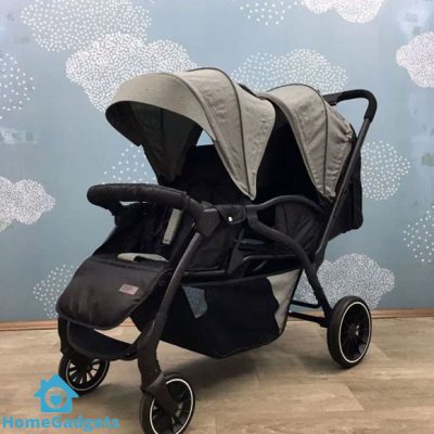 Kidilo Baby Twin Stroller Pram Front Back FB200