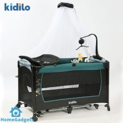 Kidilo Luxury 3in1 Convertible Bedside Crib Bed Playpen
