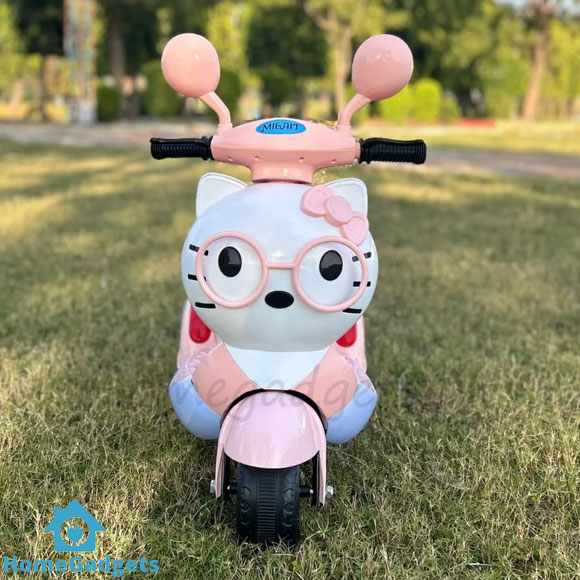 Kitty Baby Scooter Battery Operated Ride On Bike with Music Lights Up to 4 Years 2 Kitty Baby Scooter Battery Operated Ride On Bike with Music Lights Up to 4 Years