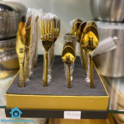 New Perium Golden Cutlery Set 24Pcs