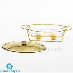 Oval Buffet Platter Set Glass Pot 3 Liter