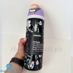 Owala FreeSip Water Bottle 24oz Midnight Garden Floral