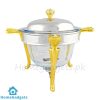 Soup Casserole Serving Glass Dish Buffet Food Warmer 4 Liter