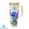 The Stanley x Stitch Special Edition 40 oz H2.0 FlowState Quencher Tumbler Cream