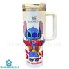 The Stanley x Stitch Special Edition 40oz H2.0 FlowState Quencher Tumbler White 3 The Stanley x Stitch Special Edition 40oz H2.0 FlowState Quencher Tumbler White