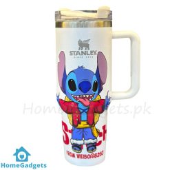 The Stanley x Stitch Special Edition 40oz H2.0 FlowState Quencher Tumbler White
