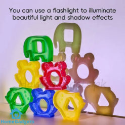 Animal Shape Stacking Puzzle Building Blocks